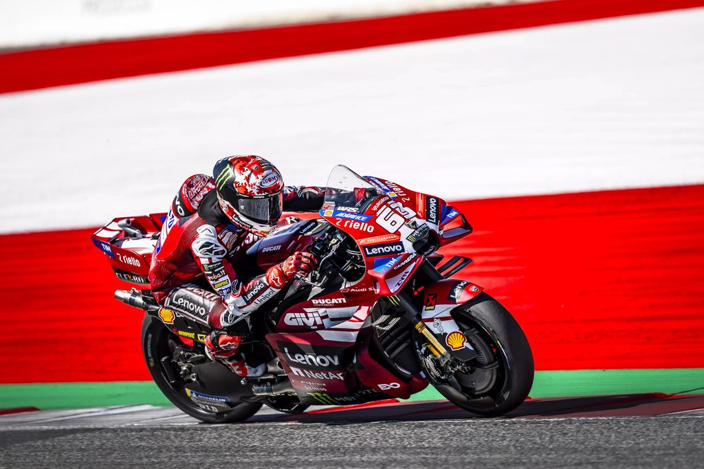 Francesco Bagnaia podczas Grand Prix Austrii