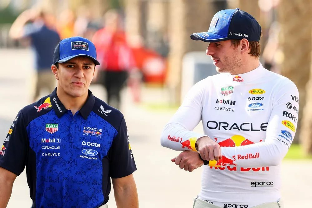 Isack Hadjar i Max Verstappen.
Red Bull