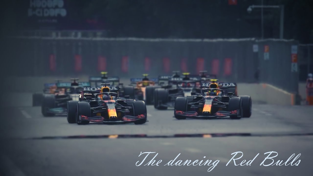 Dwa Red Bulle na przodzie w Grand Prix Azerbejdżanu 2021.
