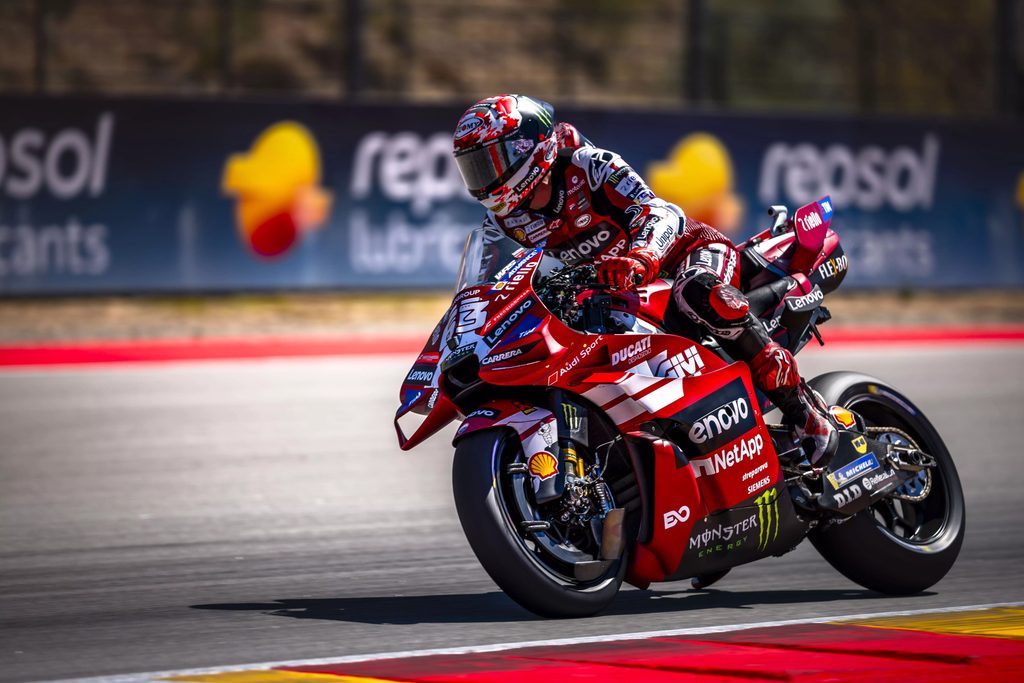 Francesco Bagnaia podczas Grand Prix Aragonii