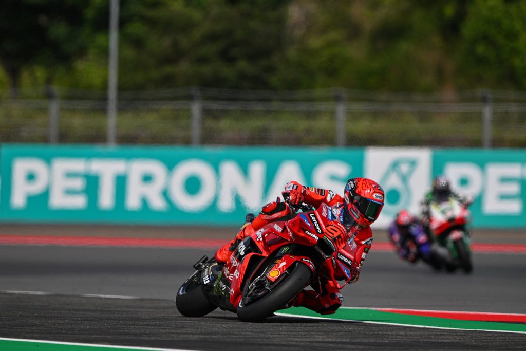 Marc Márquez podczas Grand Prix Indonezji MotoGP 2025