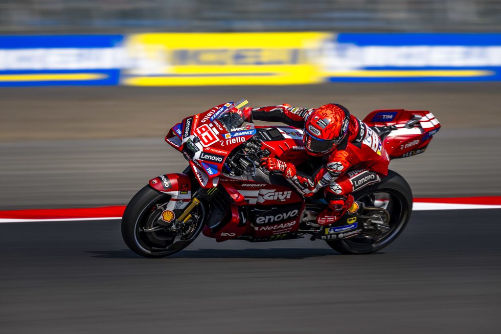 Marc Márquez podczas Grand Prix Indonezji