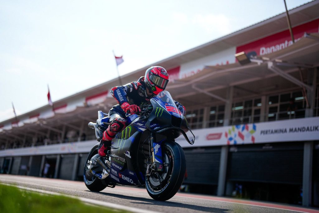 Fabio Quartararo podczas Grand Prix Indonezji