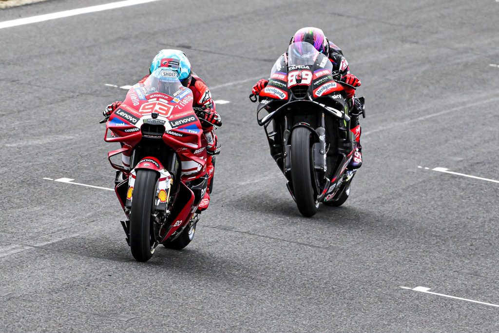 Jorge Martín podczas sprintu przed Grand Prix Australii MotoGP