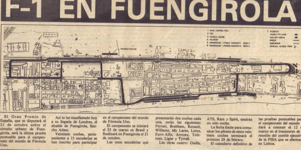 Fuengirola F1 GP Hiszpanii 1984 