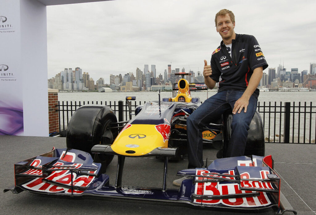 GP Ameryki w Nowym Jorku Red Bull Sebastian Vettel promocja
